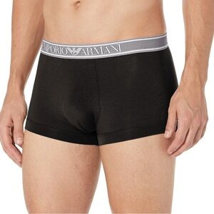 NWTO Emporio Armani Men's Black Boxer Briefs